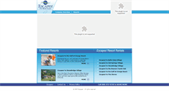Desktop Screenshot of escapes-rental.com